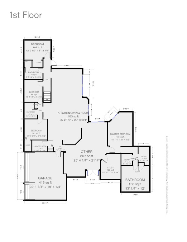 Bullock Chad 1st Floor Floor Plan Drafting Service